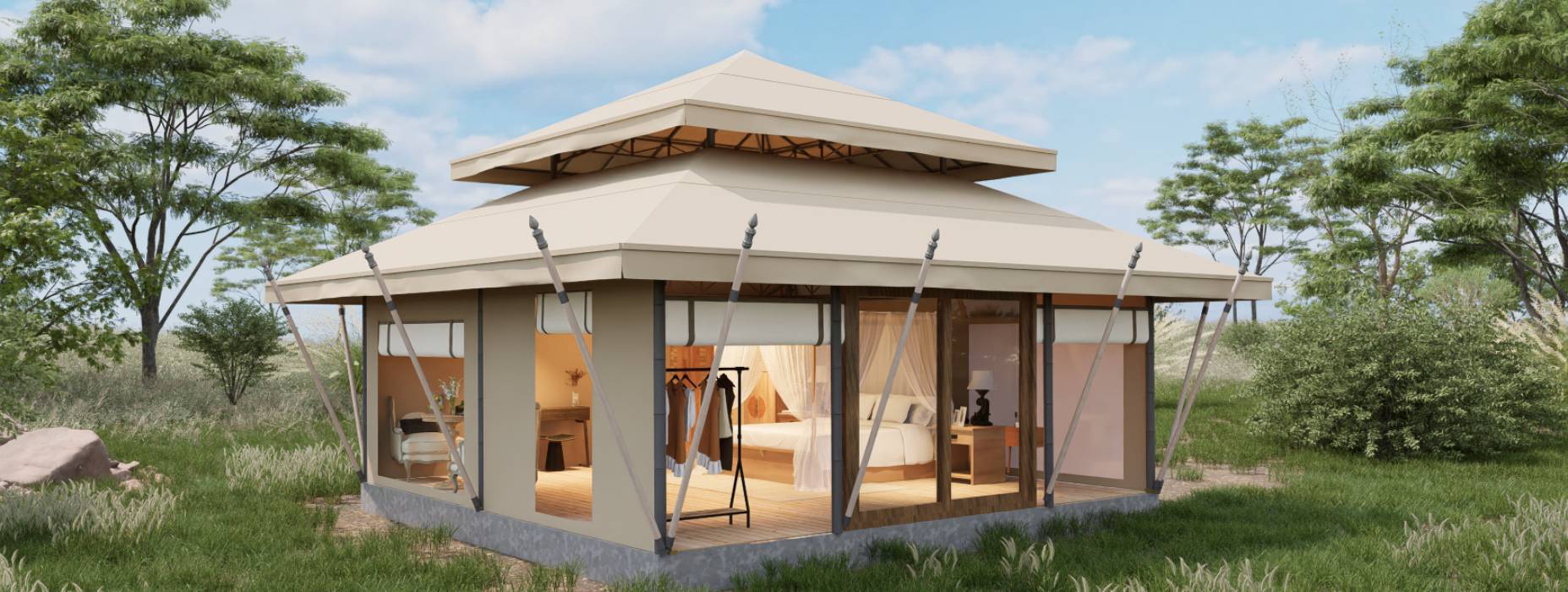 洪江市户外野奢帐篷